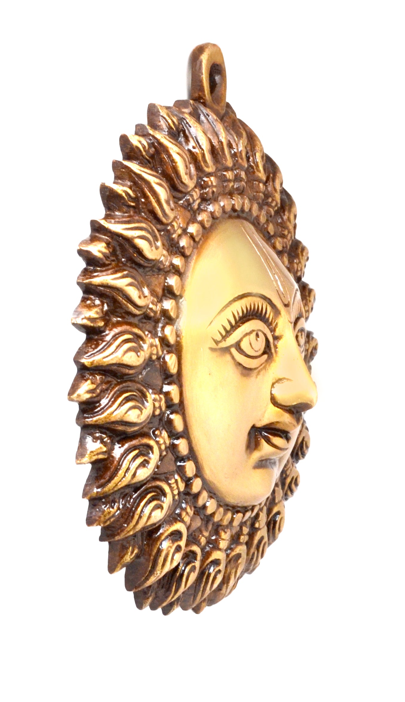 Brass Shankh Design Sun Wall Hanging | Home Decor |