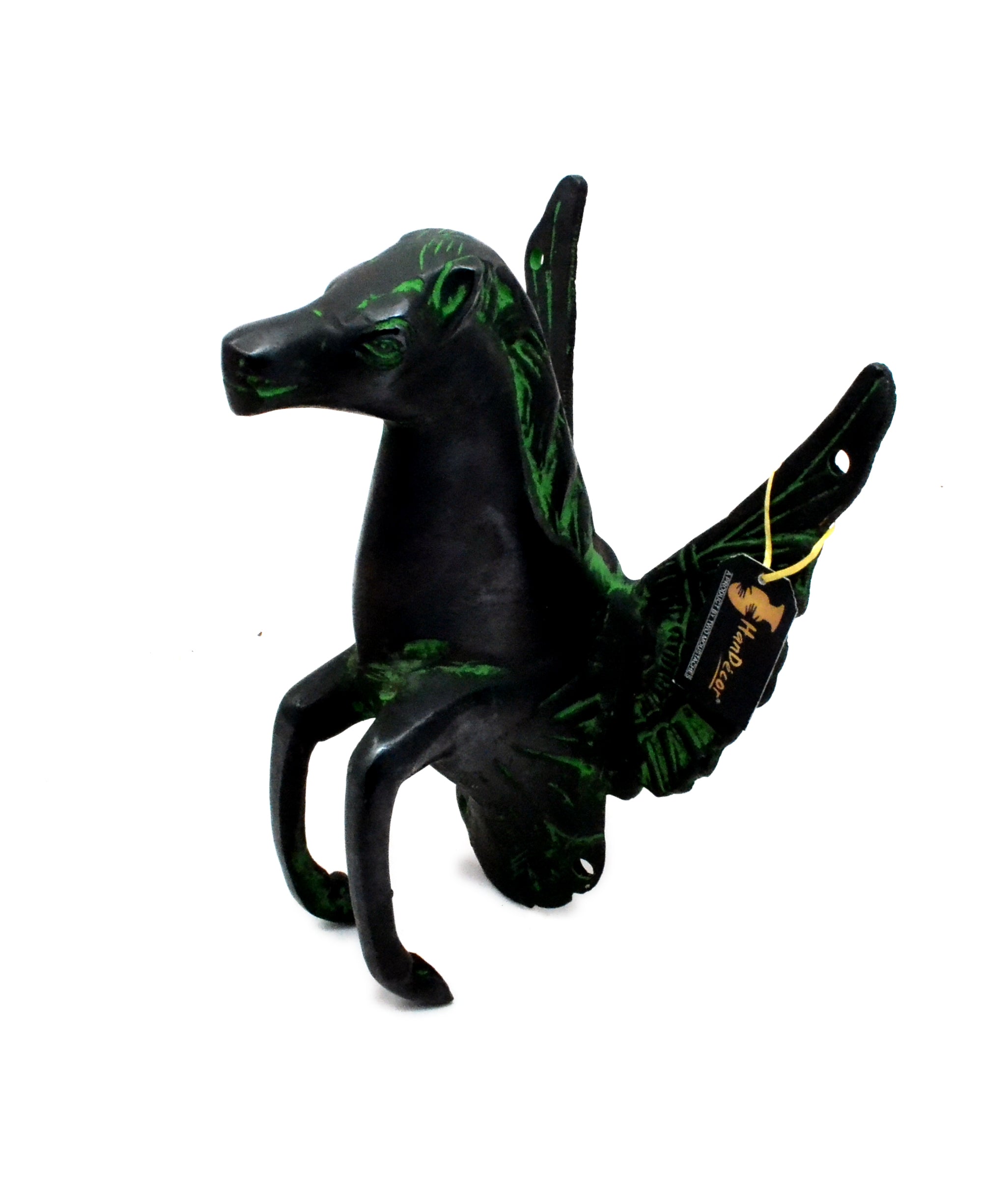 Brass Flying Angel Horse Wall Hanging | Home Decor |
