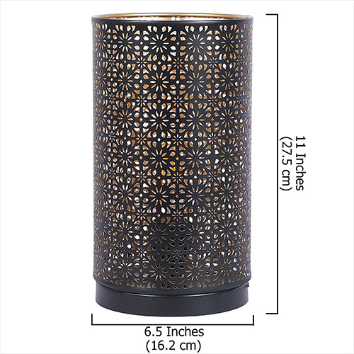 Moroccan Patterns Design Table Lamp for Bedroom, Night Lamp for Home & Office (Without Bulb)