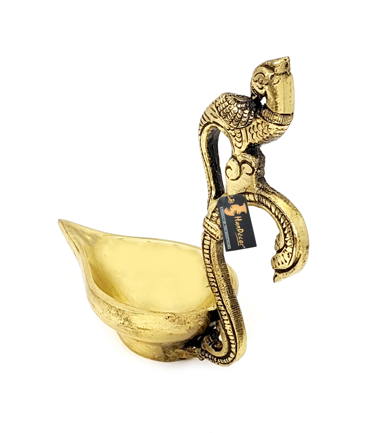 Ethnic Curved Peacock Handle Design