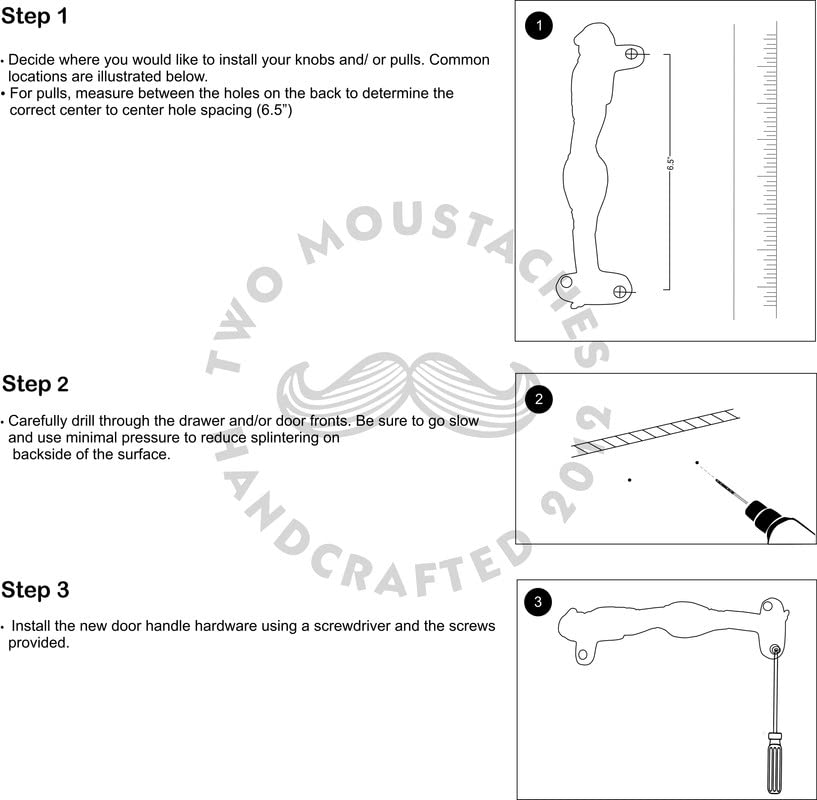 Jaguar Design Brass Door Handle Set, Brass Door Handle Pair, Standard