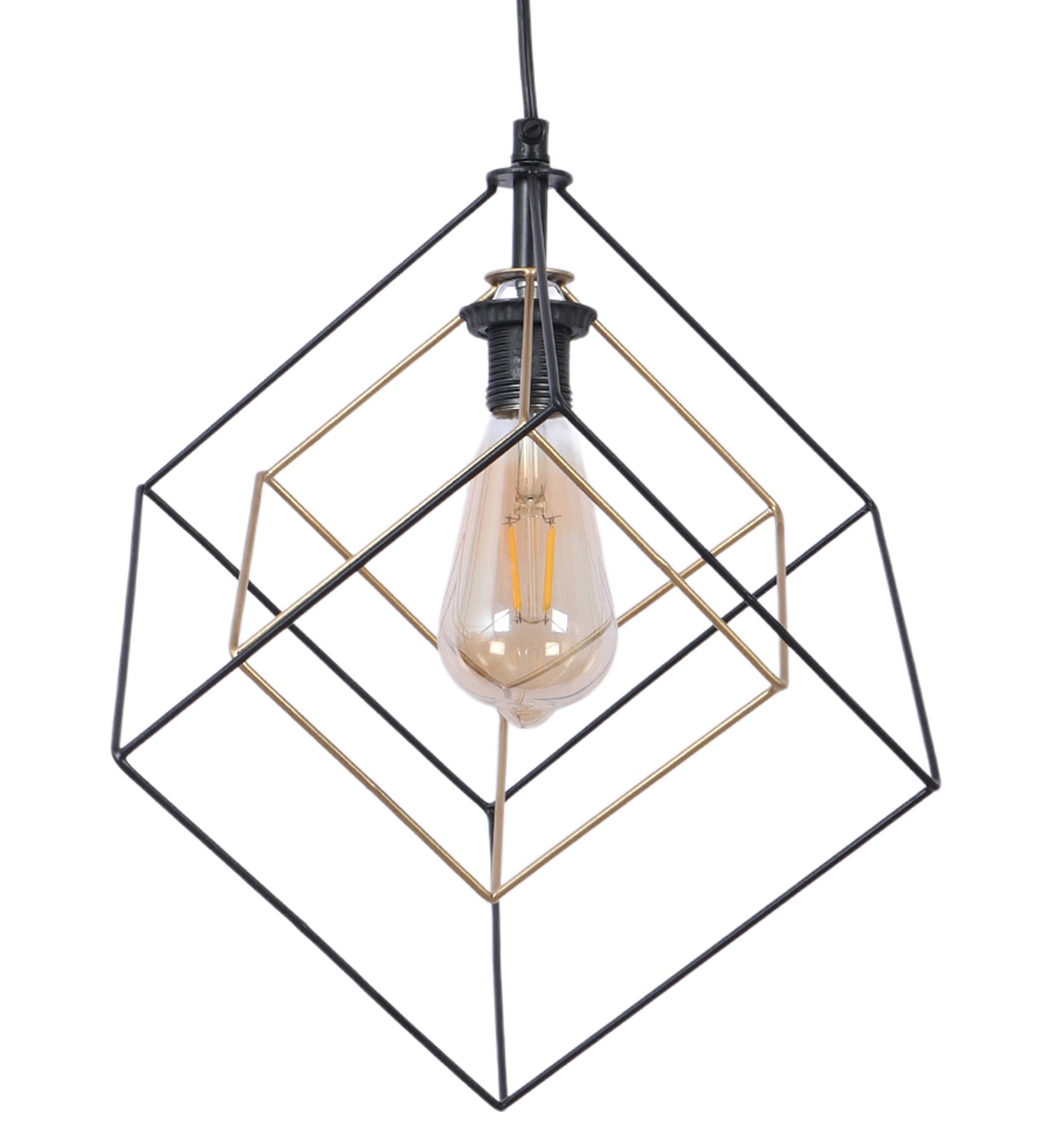 Double Cube Shaped Modern Hanging Light, Pendant Lights for Home & Office (Without Bulb)