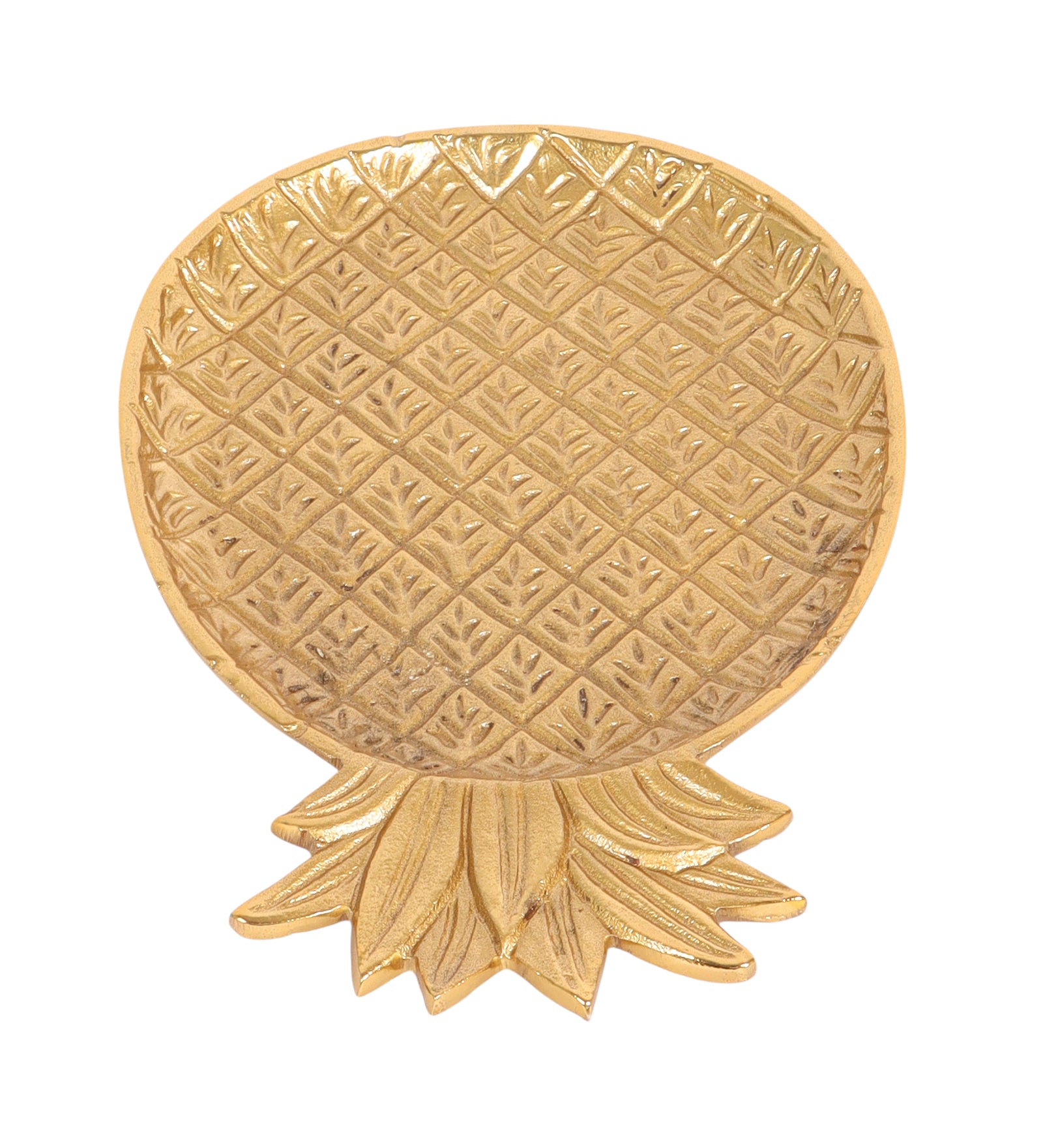 Aluminium Pineapple Shaped Serving Tray, Serving Plates for Home