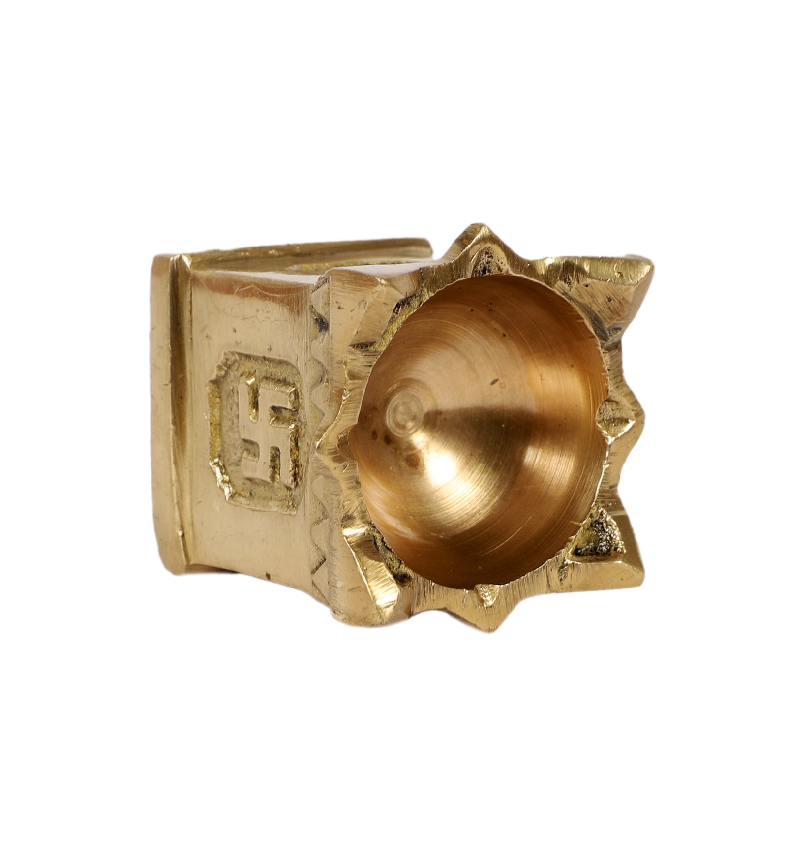 Small Tulsi Kyara Pot 2 Inches, Brass Tulsi Pot, Brass Tulsi Diya, Tulsi Deepam