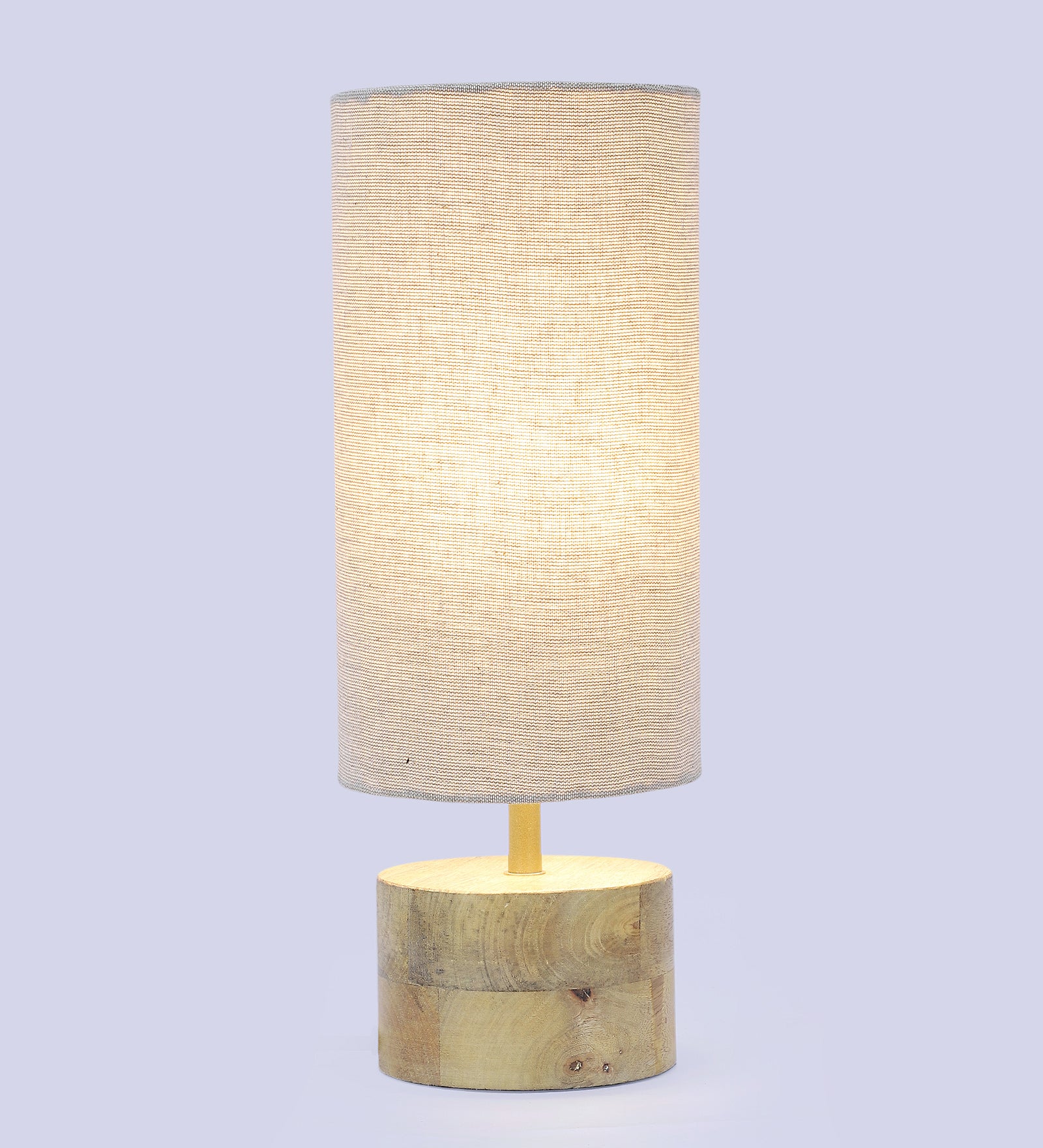 Jute Shade Table Lamp for Bedroom, Night Lamp for Home & Office