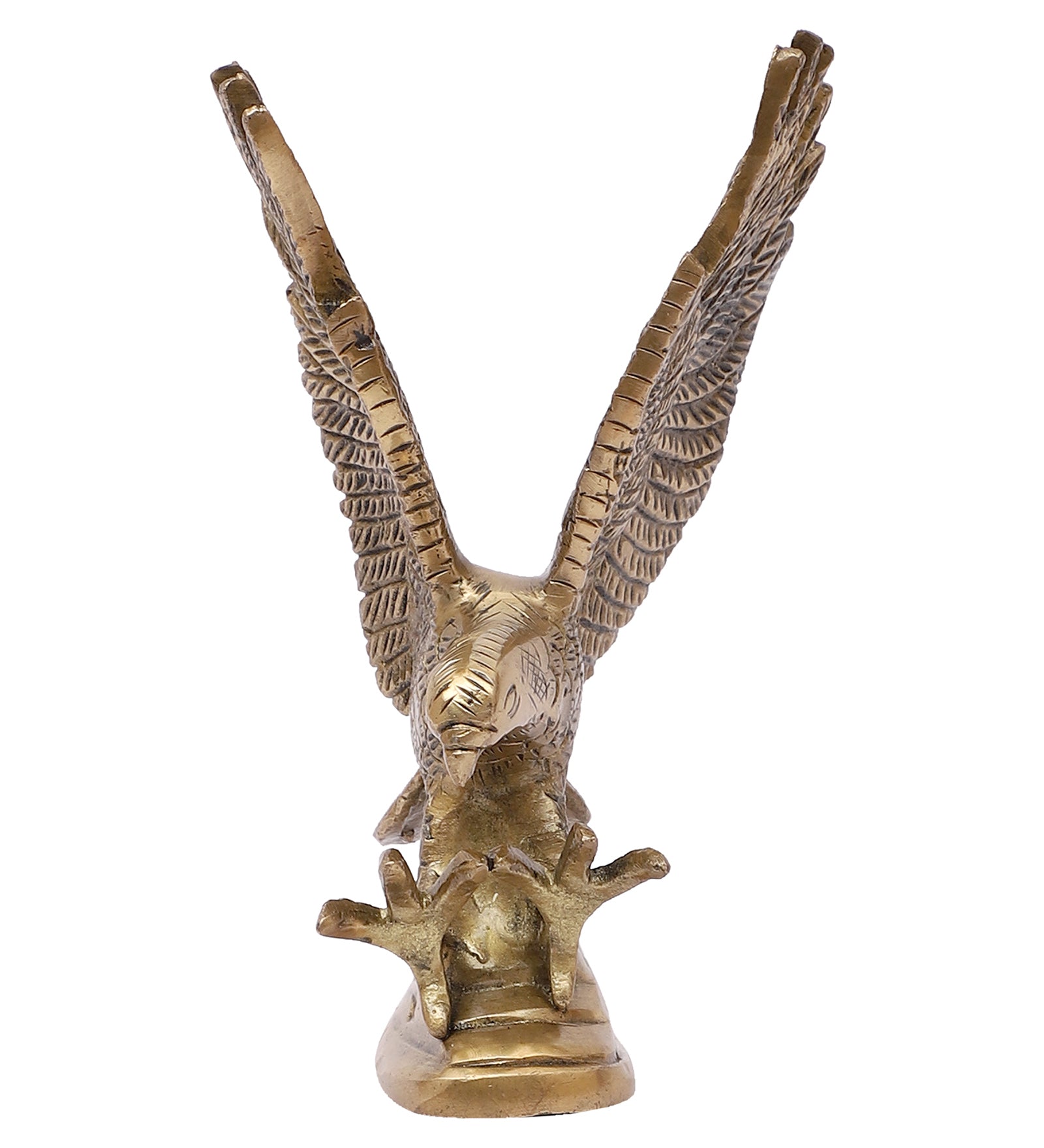 Brass Flying Eagle Showpiece, Brass Showpiece for Home Decor