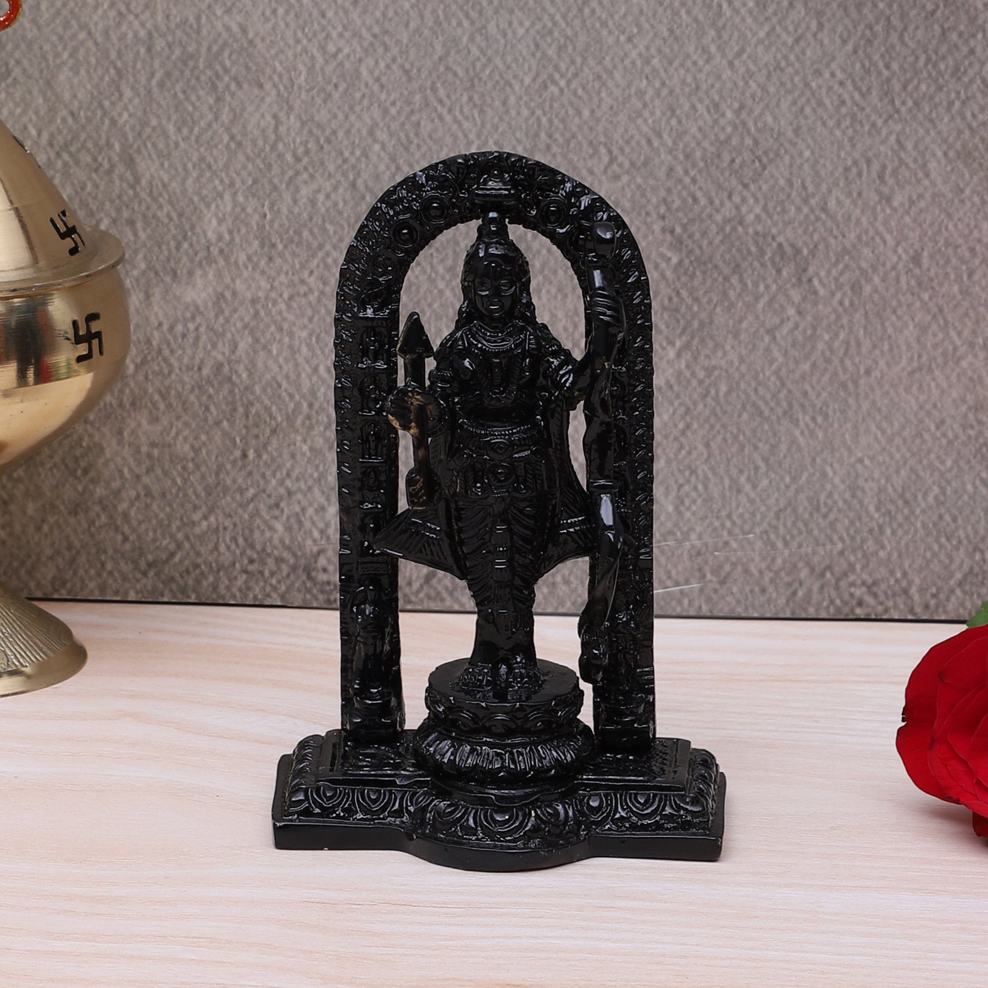 Pure Brass 4.5 Inches Ayodhya Ram Lalla Idol