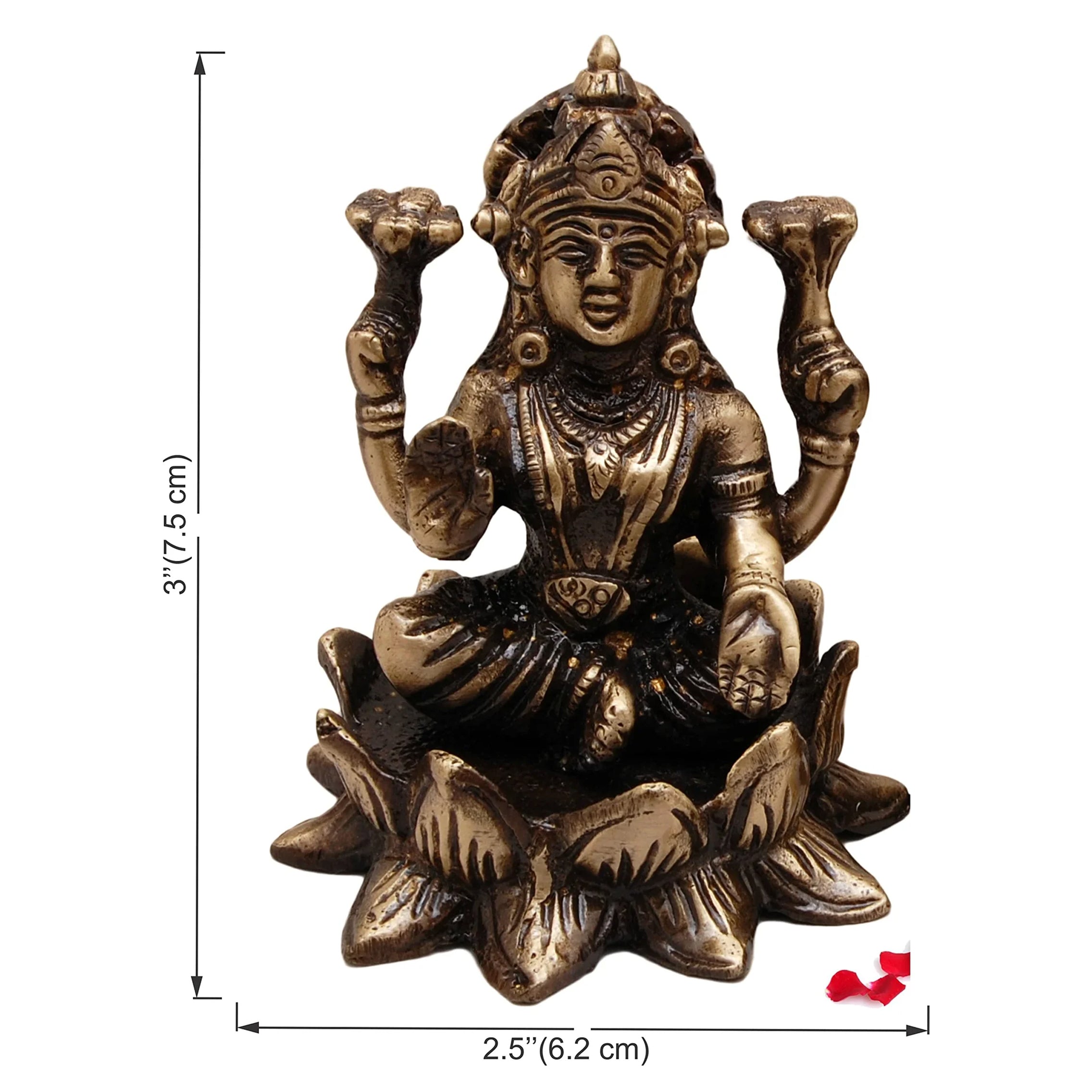 Brass Laxmi Ganesh Idol Pair