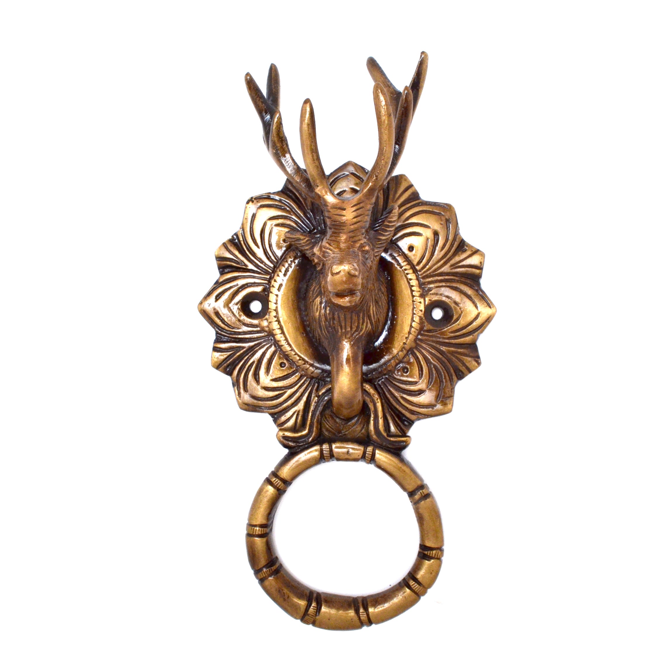 Golden Brass Horse Head Door Knockers at best price in Aligarh
