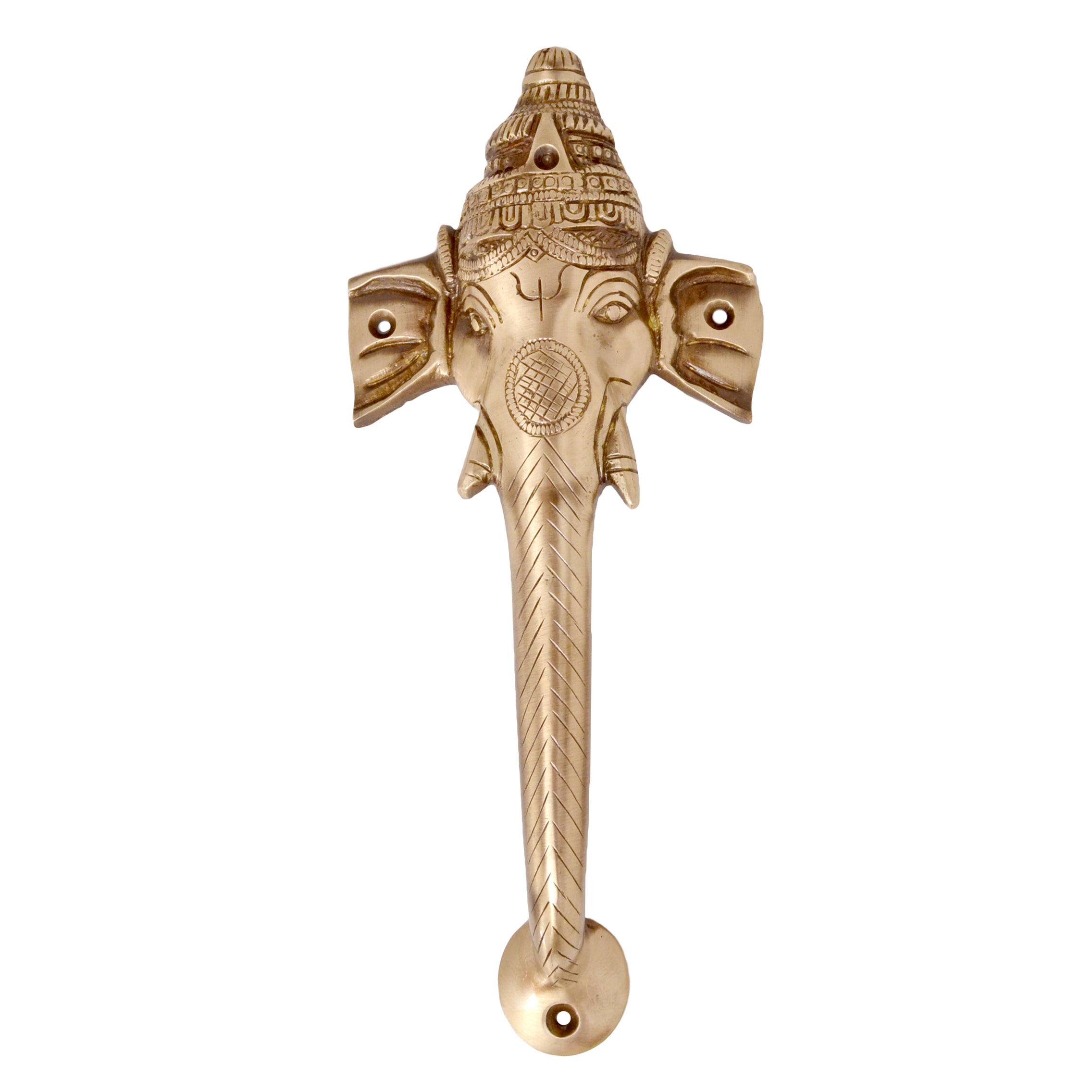 Brass Ganesha Design Door Handle