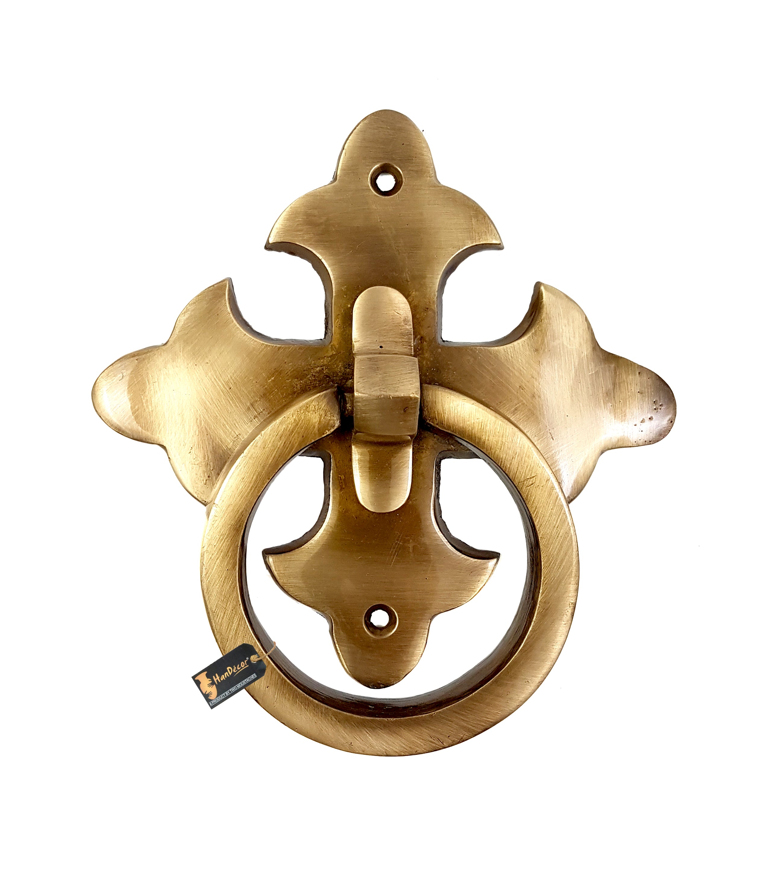 Golden Brass Door Knockers, Traditional, Size: Standard at Rs 490/piece in  Aligarh