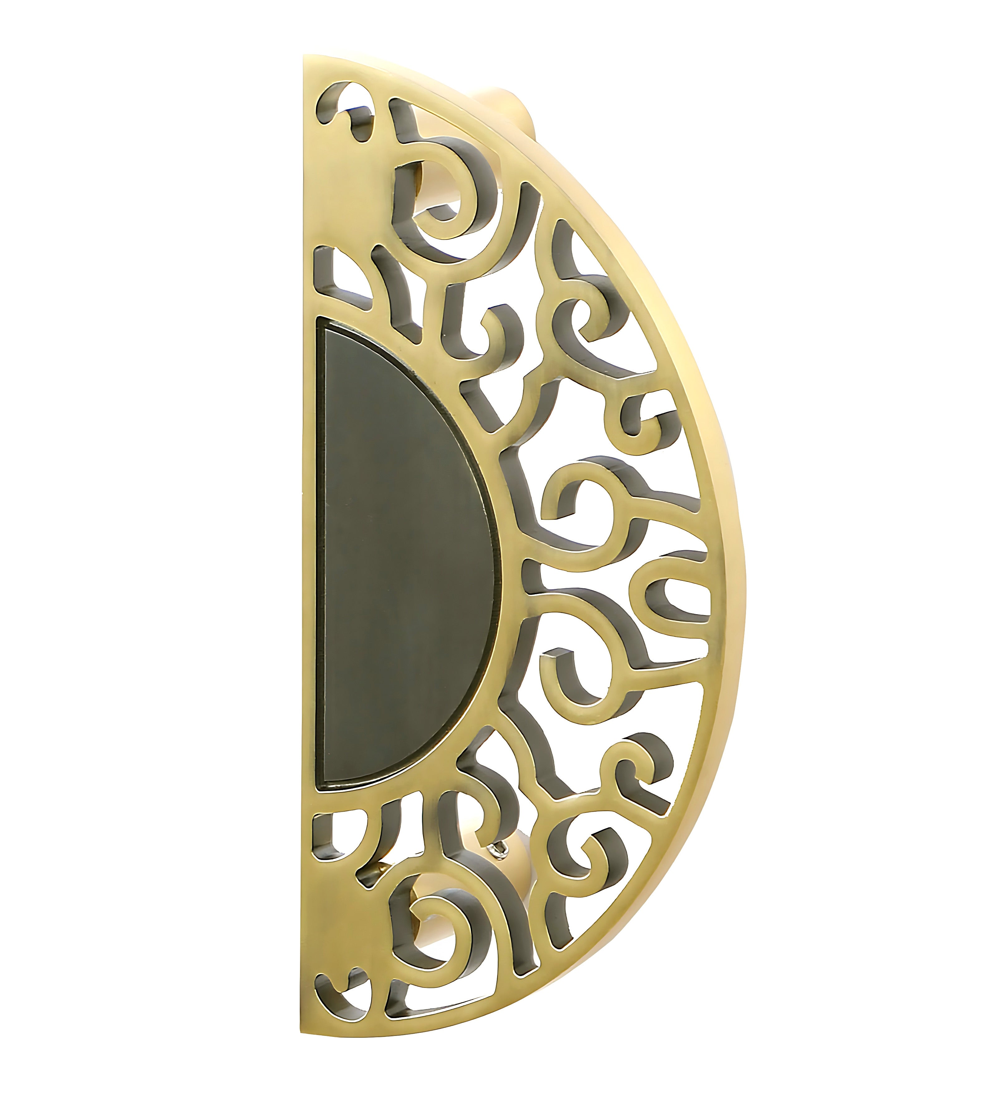 Ethnic Carving Design 6 Inches Brass Door Handle Pair,Door Pull Handles For Main Door