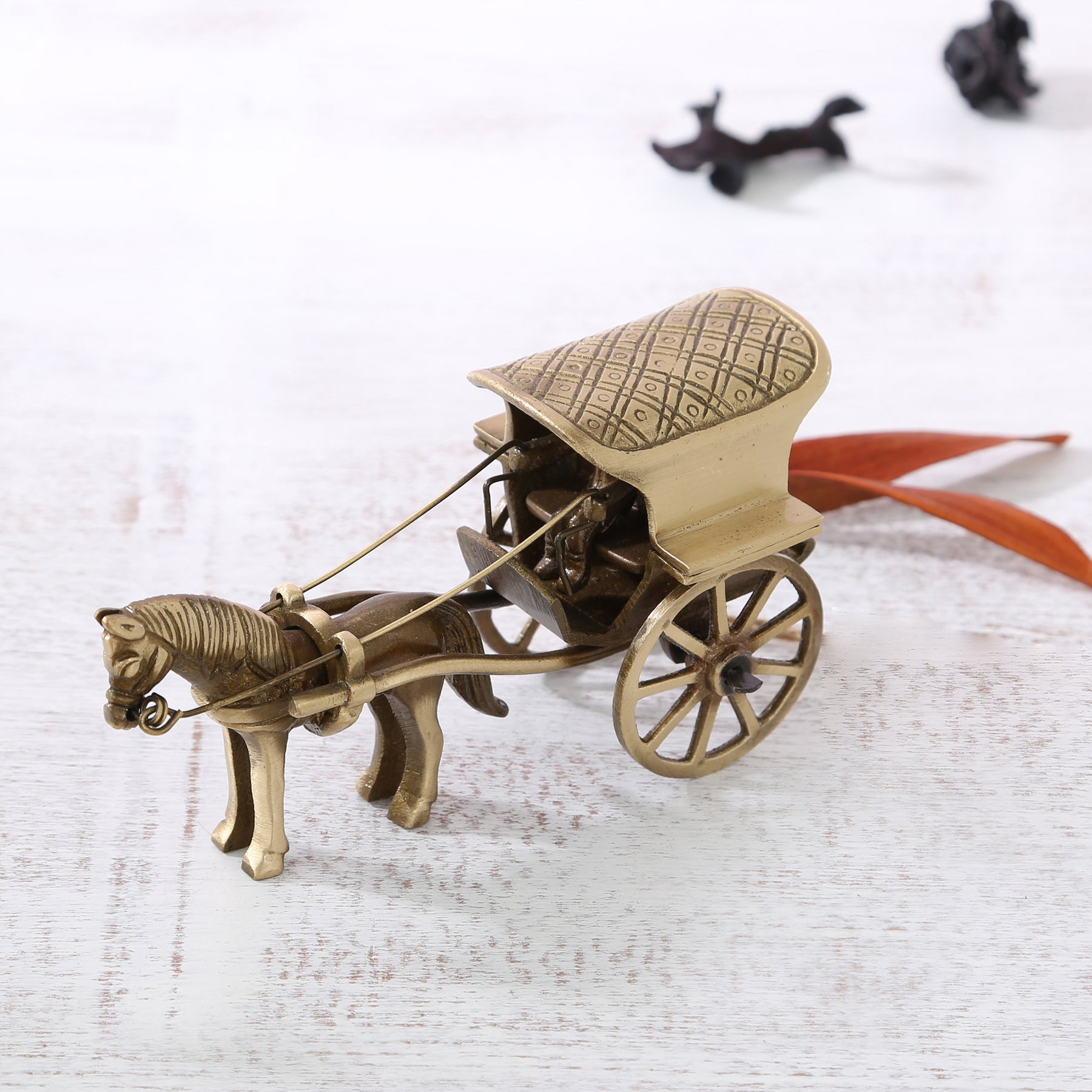 Brass Horse Cart Replica Decor Showpiece Two Moustaches Store Brass Horse Cart Replica Decor Showpiece Two Moustaches Store