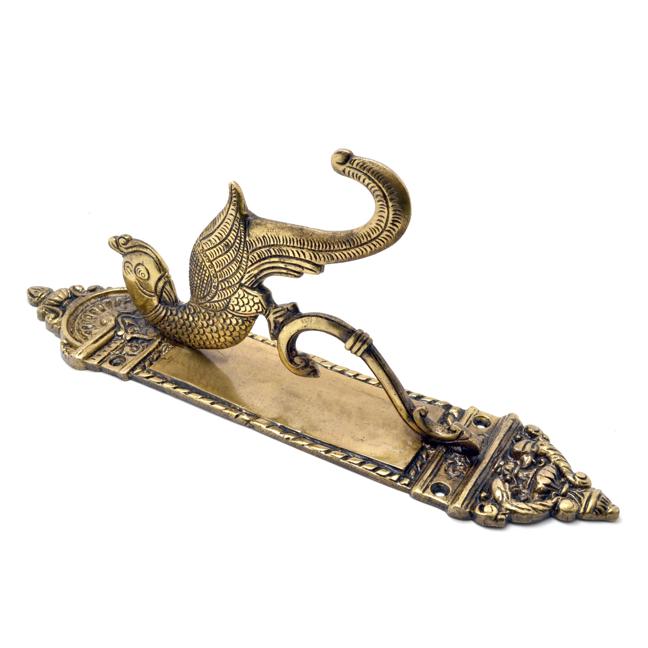 Brass Parrot Design Diya Holder | Beautiful Brass Showpiece of Parrot Design with Antique Finish