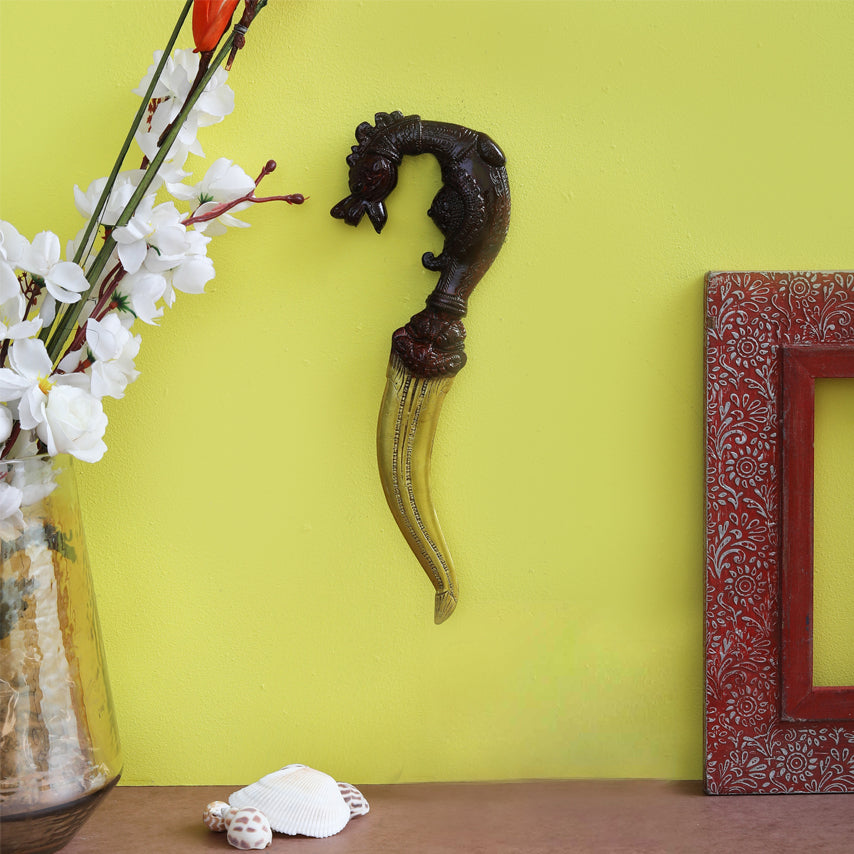 Brass Dragon Design Dagger, Home Decor , Wall Decor