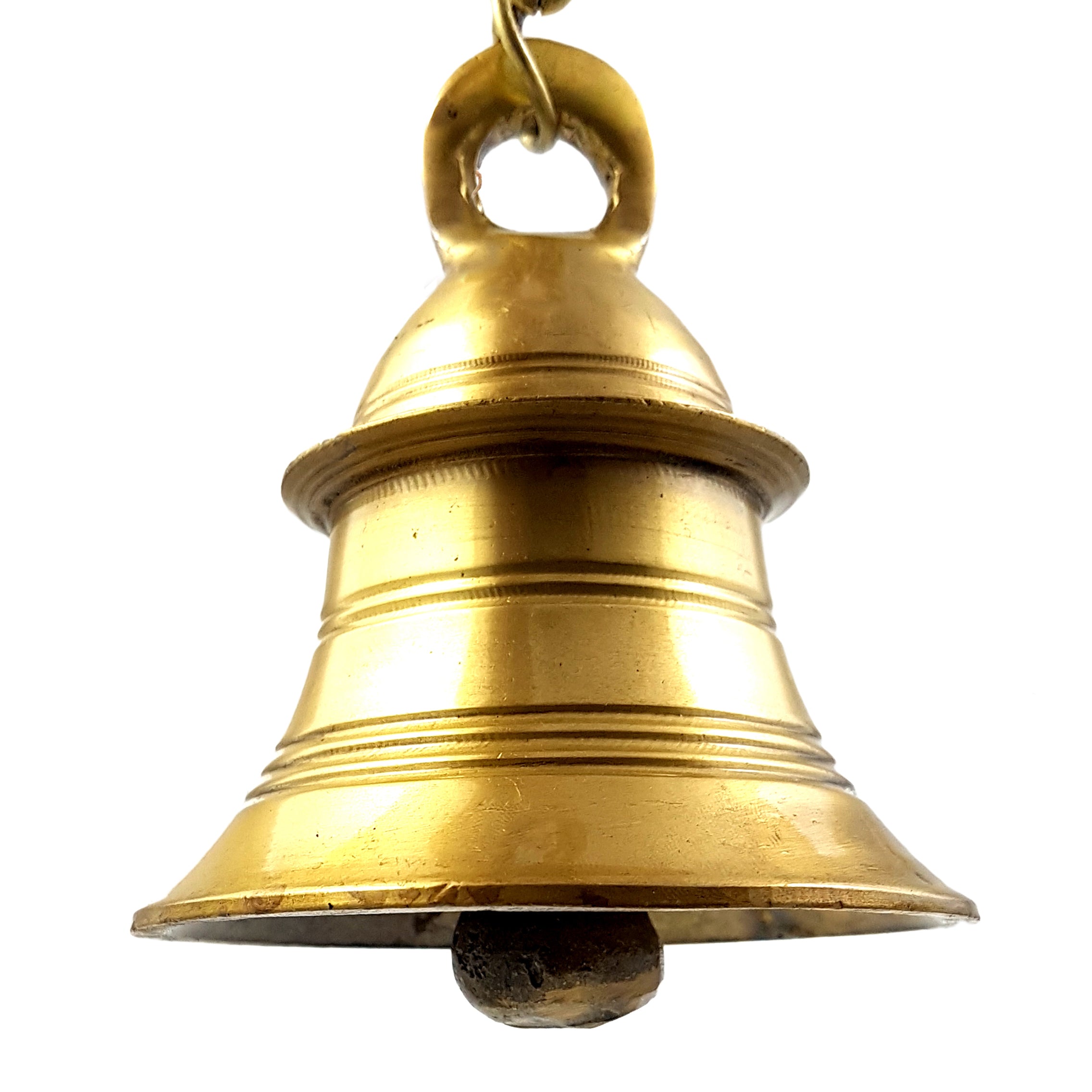 Brass Hanging Bell with Chain