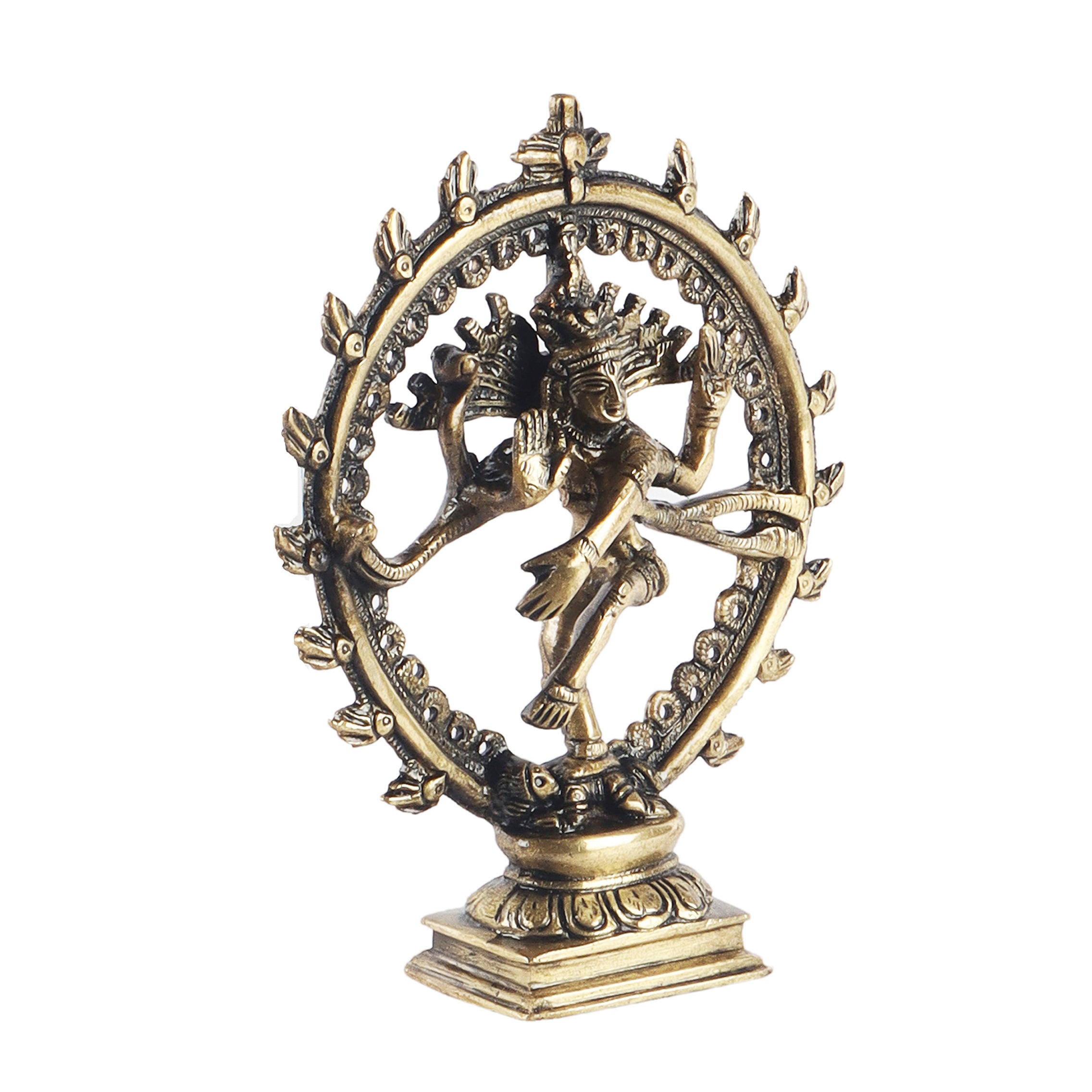 Brass 6.5 Inches Natraja Statue Showpiece