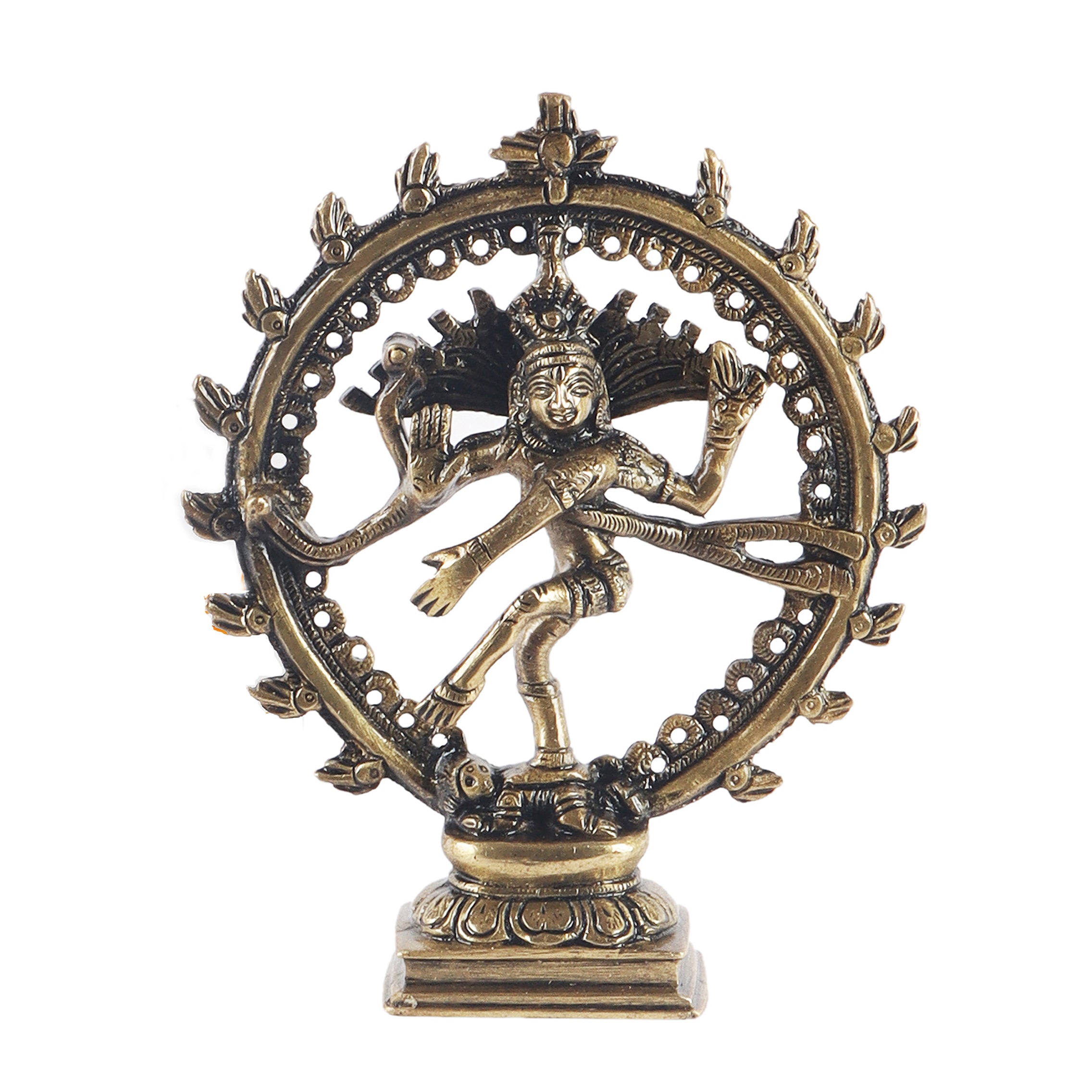 Brass 6.5 Inches Natraja Statue Showpiece