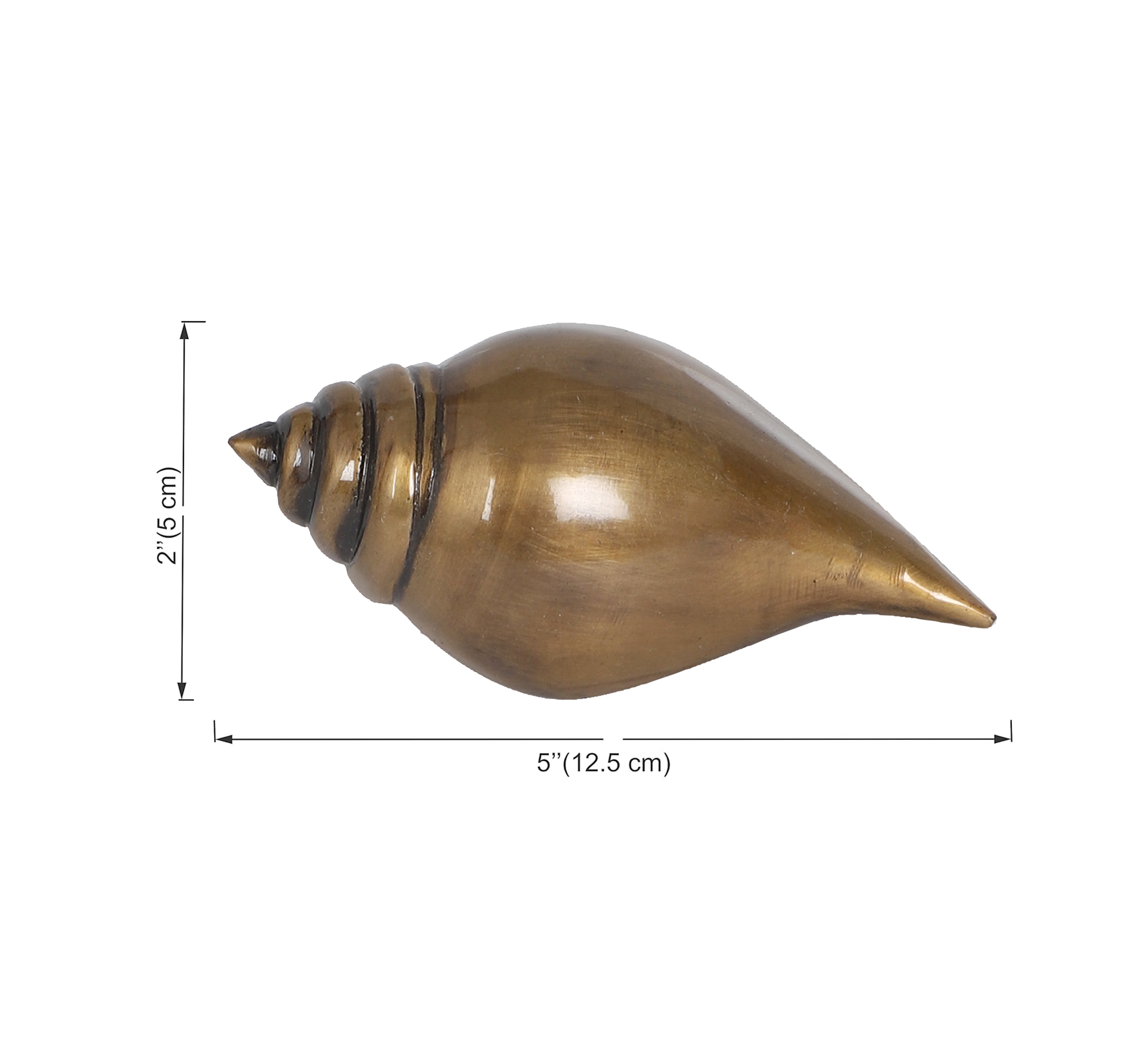 Brass Decorative Shankh Showpiece, Brass Conch Showpiece