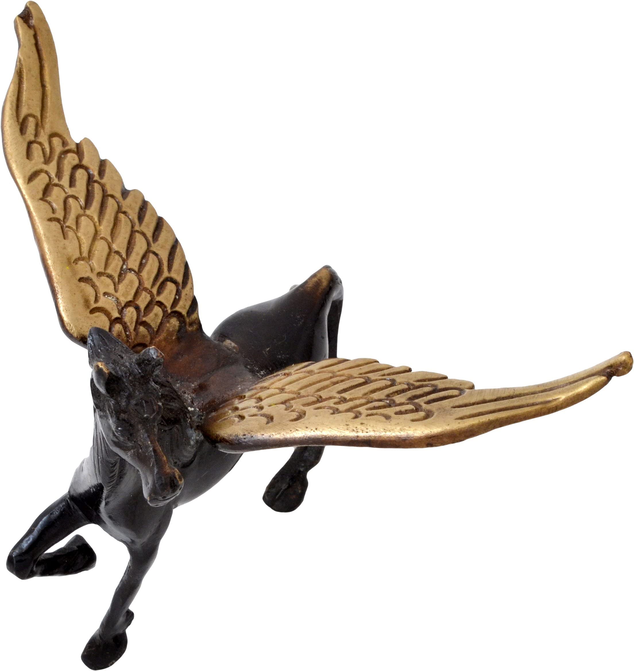 Flying Angel Horse Brass Showpiece for Home Decor