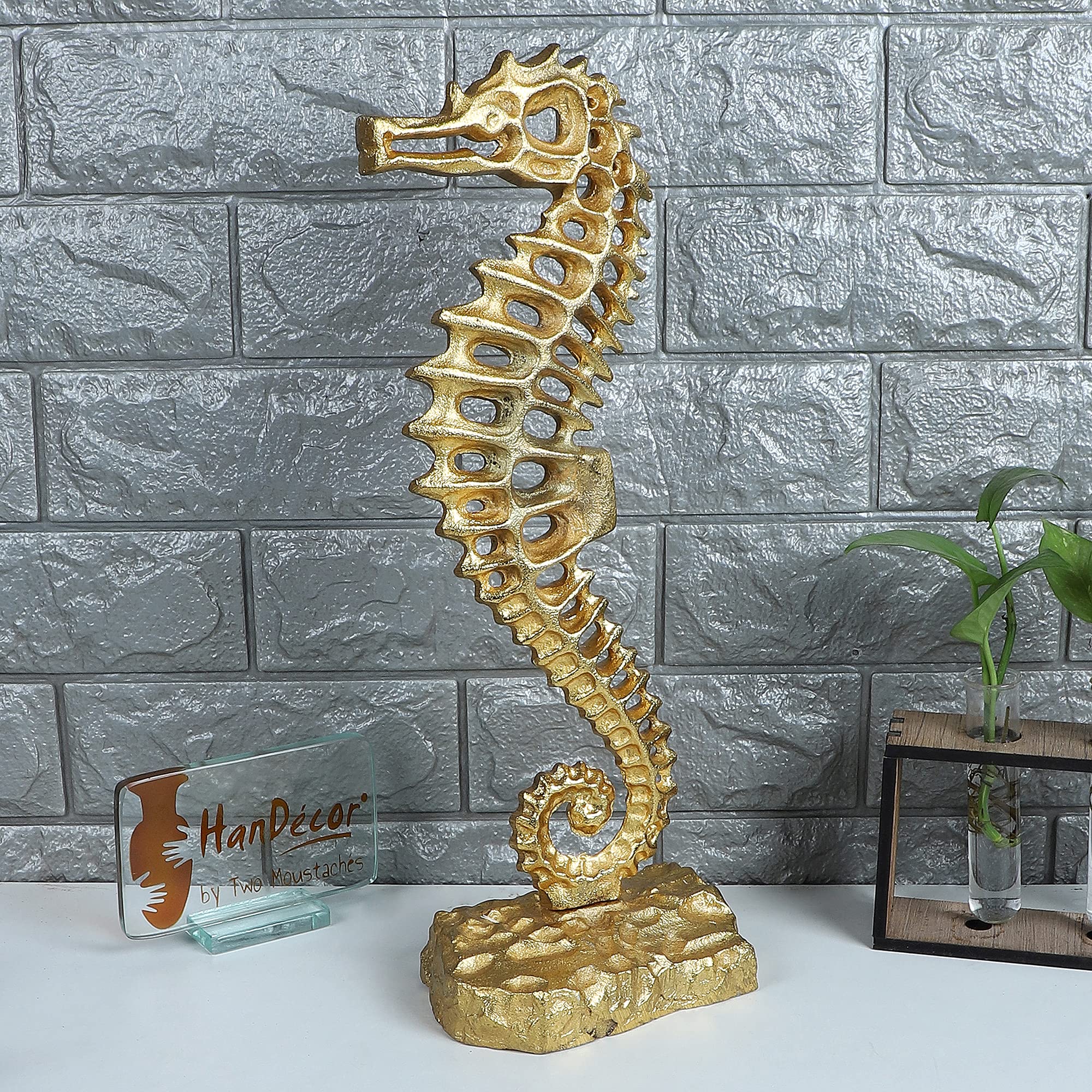 Standing Sea Horse Design Showpiece Figurine